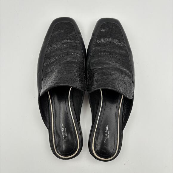 Rag & Bone Aslen Loafer Mule Leather Slip Ons Women's 40 US 10 - Picture 6 of 11